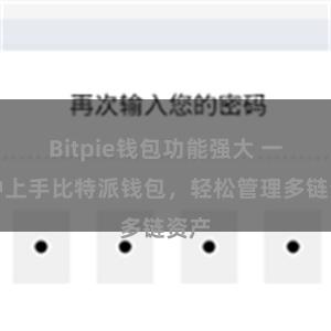 Bitpie钱包功能强大 一分钟上手比特派钱包，轻松管理多链