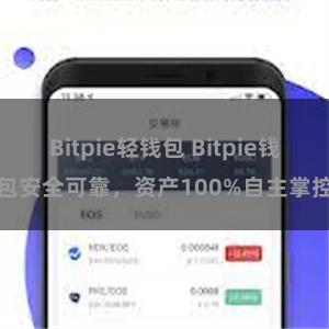 Bitpie轻钱包 Bitpie钱包安全可靠，资产100%自主掌控