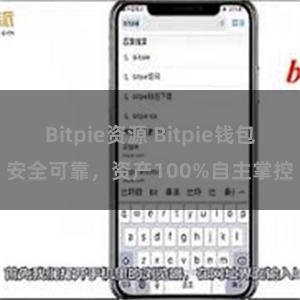 Bitpie资源 Bitpie钱包安全可靠，资产100%自主掌控