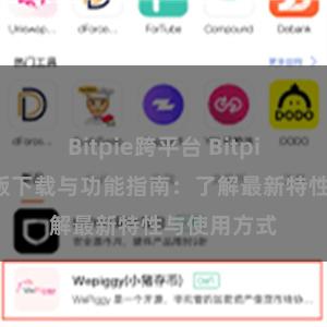 Bitpie跨平台 Bitpie钱包最新版下载与功能指南：了解最新特性与使用方式