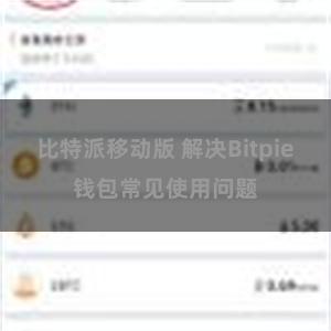 比特派移动版 解决Bitpie钱包常见使用问题