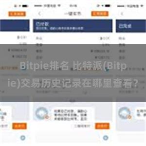 Bitpie排名 比特派(Bitpie)交易历史记录在哪里查看？