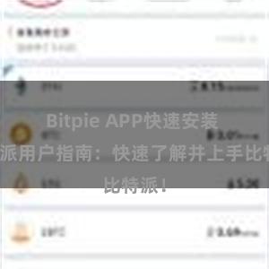 Bitpie APP快速安装 比特派用户指南：快速了解并上手比特派！