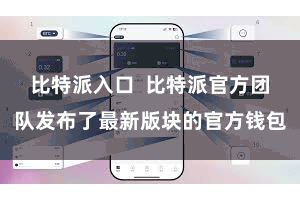 比特派入口  比特派官方团队发布了最新版块的官方钱包