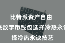 比特派资产自由  比特派数字币钱包选择冷热永诀技艺