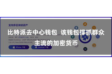 比特派去中心钱包  该钱包撑抓群众主流的加密货币